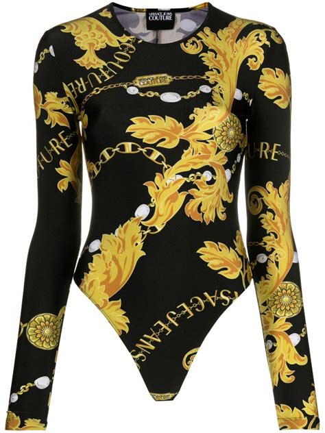 blue jeans versace women& 39|Versace Jeans bodysuit.